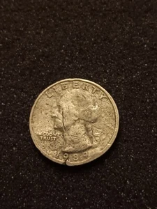 1989 p washington quarter error - Picture 1 of 7