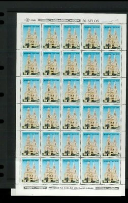 Тематические церкви Бразилия #'s 2231-33 x 30 в полные листы. Cat.22.50 (30 x .75) - Изображение 1 из 3