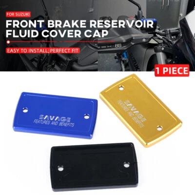 Cubierta del cilindro maestro del depósito de freno delantero CNC para SUZUKI GSX-8S GSX250R GSR750 Foto 1 de 4