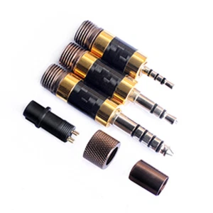 Kit spina cuffie sostituibili 3 in 1 4,4 mm 3,5 mm 2,5 mm jack audio maschio in set - Foto 1 di 11