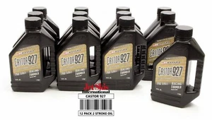 Maxima Castor 927 2-Stroke Racing Premix Oil 16oz Pint 1 Case of 12 Bottles - Picture 1 of 7