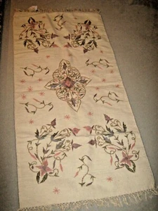 Teppich -Kelim -Läufer- Vintage-70 x140 cm-Wolle + Stickerei -NEU mit Etikett - Bild 1 von 3