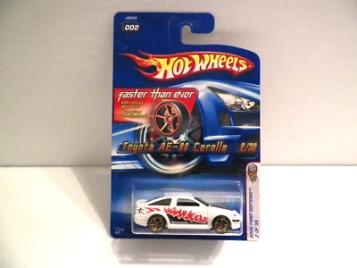 Hot Wheels 2006 primeras ediciones F.T.E. Toyota AE-86 Corolla más rápido que nunca Foto 1 de 3