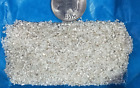 100 ct poudre de poussière 100 % blanche naturelle non coupée diamant brut diamant brut