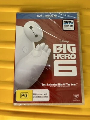 *BRAND NEW* Disneys Big Hero 6 (DVD, 2014) REGION 4 - **FREE POSTAGE** - image 1 of 2
