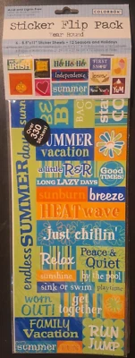 Colorbok круглый год наклейка откидная упаковка 12 сезонов праздники шесть листов - Изображение 1 из 4