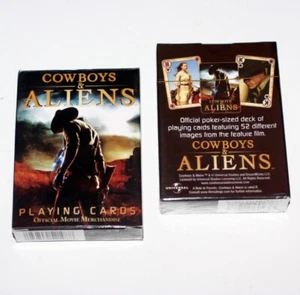 MAZZO CARTE DA GIOCO COWBOYS AND ALIENS Daniel Craig Fantascienza Film Western - Foto 1 di 1