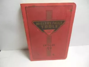 Catálogo de herramientas manuales Miller Falls 1949 vintage originales n.º 49 - 176 páginas - Imagen 1 de 11