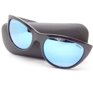 Revo Barclay Sonnenbrille schwarz blau wasserpolarisiert verspiegelt neu authentisch - Bild 1 von 5