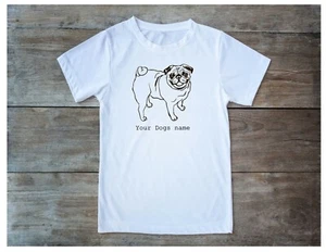 Camiseta personalizada de Pug Lovers - Imagen 1 de 2