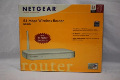 BRAND NEW!! Netgear WGR614 Wireless G Router 54MBPS WGR614DLNA Open Box NIB - Image 1 of 4