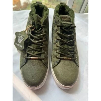 Blackstone SL-69 winter Moss black splatter high top sneaker or bootie size 39 - Image 1 of 4