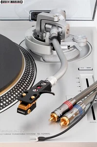 QED Silver Reference tonearm cable 1.1m Ideal Capacitance 75pF for MM cartridge - Picture 1 of 14