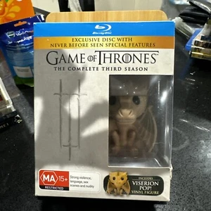GAME OF THRONES The Complete Third Season Bluray & Viserion Pop Boxset Region B - Picture 1 of 10