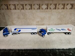Winross 1/64 Sunflower Carriers Inc & Dow Agricultural Semi Truck & Trailer 