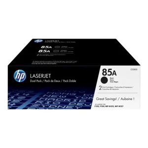 Paquete de 2 cartuchos de tóner LaserJet originales negros HP 85A (CE285AD) ORIGINALES - Imagen 1 de 1