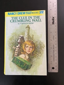 Nancy Drew Clue In The Crumbling Wall #22 glossy Carolyn Keene Hardcover Book - Picture 1 of 4