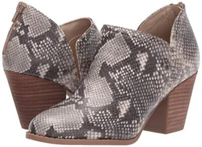 Carlos by Carlos Santana Nuevo en Caja Para Mujer Negro/Gris Natural Serpiente Botines, 9.5 M Foto 1 de 4