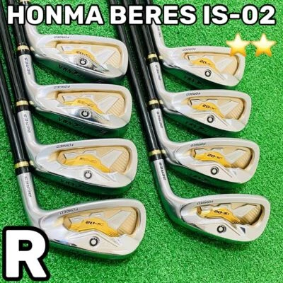Golf Iron Set HONMA BERES IS-02 2 Star ARMRQ6 45 (R) 8pcs 5-A JAPAN - Image 1 of 4