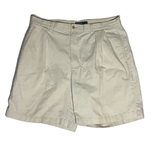 Polo Ralph Lauren Shorts Men’s 38 Cream White Classic Chino Pants - Picture 1 of 7