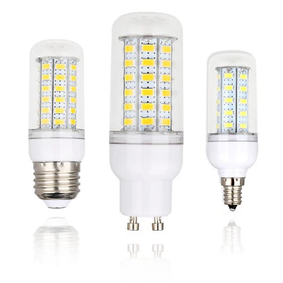 E26 E12 GU10 110V LED Corn Light Bulbs 5W 7W 9W 12W 15W 18W White Lamp Bright RK - Image 1 of 4