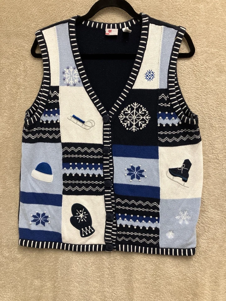 Chaleco suéter grande Holiday Editions para mujer Foto 1 de 4