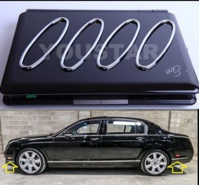 4 reflectores envolventes cromados US STOCK para Bentley Continental Flying Spur GT GTC Foto 1 de 4