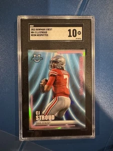 2022 Bowman U-Best CJ Stroud - NEON NEOPHYTES - Picture 1 of 2