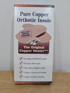 ORTHOTIC Insoles "The Original Copper Heeler"  SIZE 2 L - UK 5-7 - EU 38-40 - Picture 1 of 5
