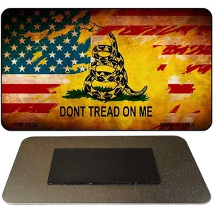 Don't Tread On Me Neuheit Metallmagnet M-7925 3,5" x 2" Magnet (M) - Bild 1 von 1