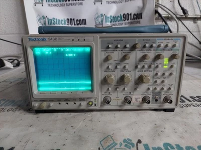 TEKTRONIX 2430 DIGITAL OSCILLOSCOPE (AS IS) - Image 1 of 3