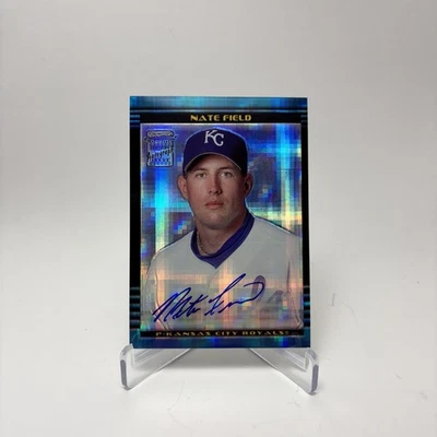 2002 Bowman Chrome X-Fractor Nate Field #397 Rookie Auto RC - Image 1 of 2