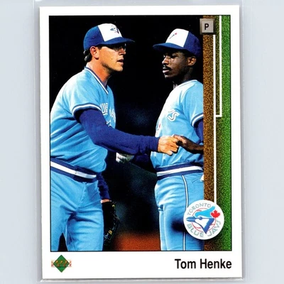 1989 Upper Deck Tom Henke #264 Toronto Blue Jays - Image 1 of 2