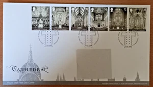 2008 GB Kathedralen (x6) Ersttagsbrief (angegebene Adresse) - Bild 1 von 4