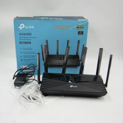 Tp-Link Dual-Band 6-Stream WiFi 6 Router Archer AX4400. USED* FREE SHIPPING! - Image 1 of 4