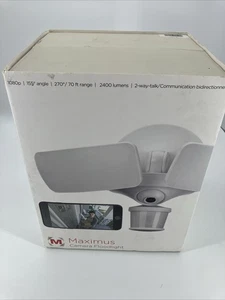 Maximus Motion-Activated Full HD LED Floodlight Camera - White - Picture 1 of 6