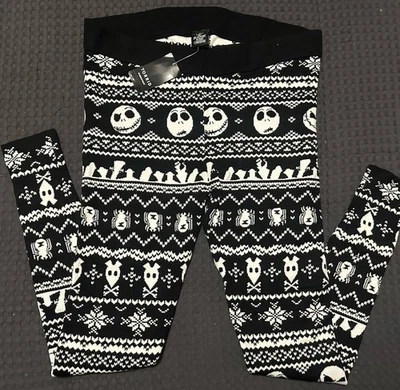 Torrid Disney Pesadilla Antes de Navidad Jack Skellington Leggings Pantalones Talla 0 Foto 1 de 4