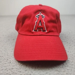 Los Angeles Angels Hat Cap Fitted Red Large The Franchise MLB Baseball - Picture 1 of 8