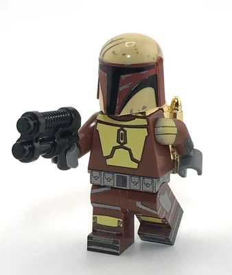 The Mandalorian Warrior Custom Printed on official LEGO Star Wars W/CAC helmet - Image 1 of 4