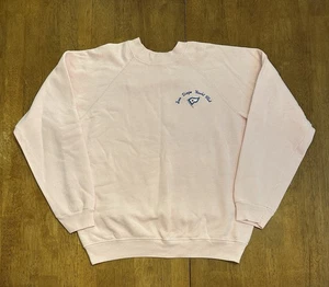 Vintage 80s San Diego Yacht Club Crewneck Sweatshirt Fits Medium Pink - Bild 1 von 7