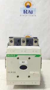MOELLER DIL M225 MAGNETIC CONTACTOR 3 POLE 3PH 600V 250A COIL 110-250VDC 40-60HZ - Picture 1 of 12