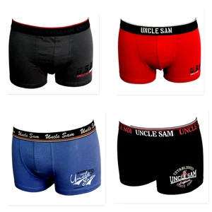 4er Pack | UNCLE SAM |Farbe zufall Stretch Boxer Shorts | HERREN Retroshorts - Bild 1 von 1