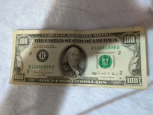 Old 100 Dollar Bill (1990) B New York - Picture 1 of 2