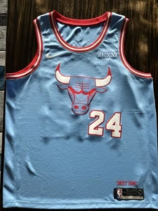 Lauri Markkanen Chicago Bulls City Edition 19-20 Men 52 XL Nike NBA Jersey Blue - Picture 1 of 8