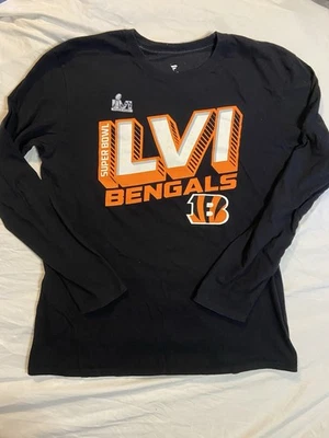 Camisa Manga Larga Cincinnati Bengals NFL Super Bowl LVI Fanatics Talla L/XL Foto 1 de 3