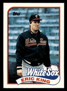 1989 Topps Traded Baseball Card #61T Eric King Chicago White Sox - Picture 1 of 2