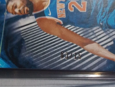 Mikal Bridges Origins 蛋白石卡限量版 03/15! 纽约尼克斯  — 第 1/2 张图片