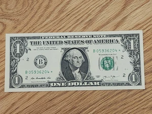 2013 B RARE DUPLICATE FORT WORTH $1 STAR NOTE UNC/GEM B05936204* 1 OF 2 Cons SER - Picture 1 of 5