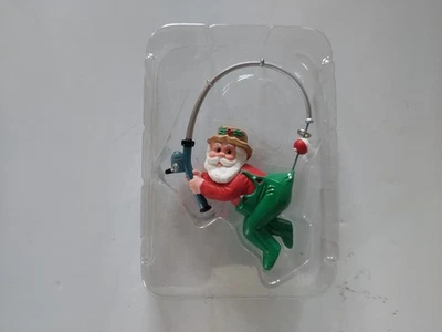 Hallmark "Hooked on Santa" Ornament 1991 In Original Box - Image 1 of 4