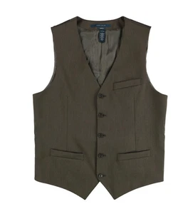 Perry Ellis Mens Raindrum Five Button Vest - Picture 1 of 3